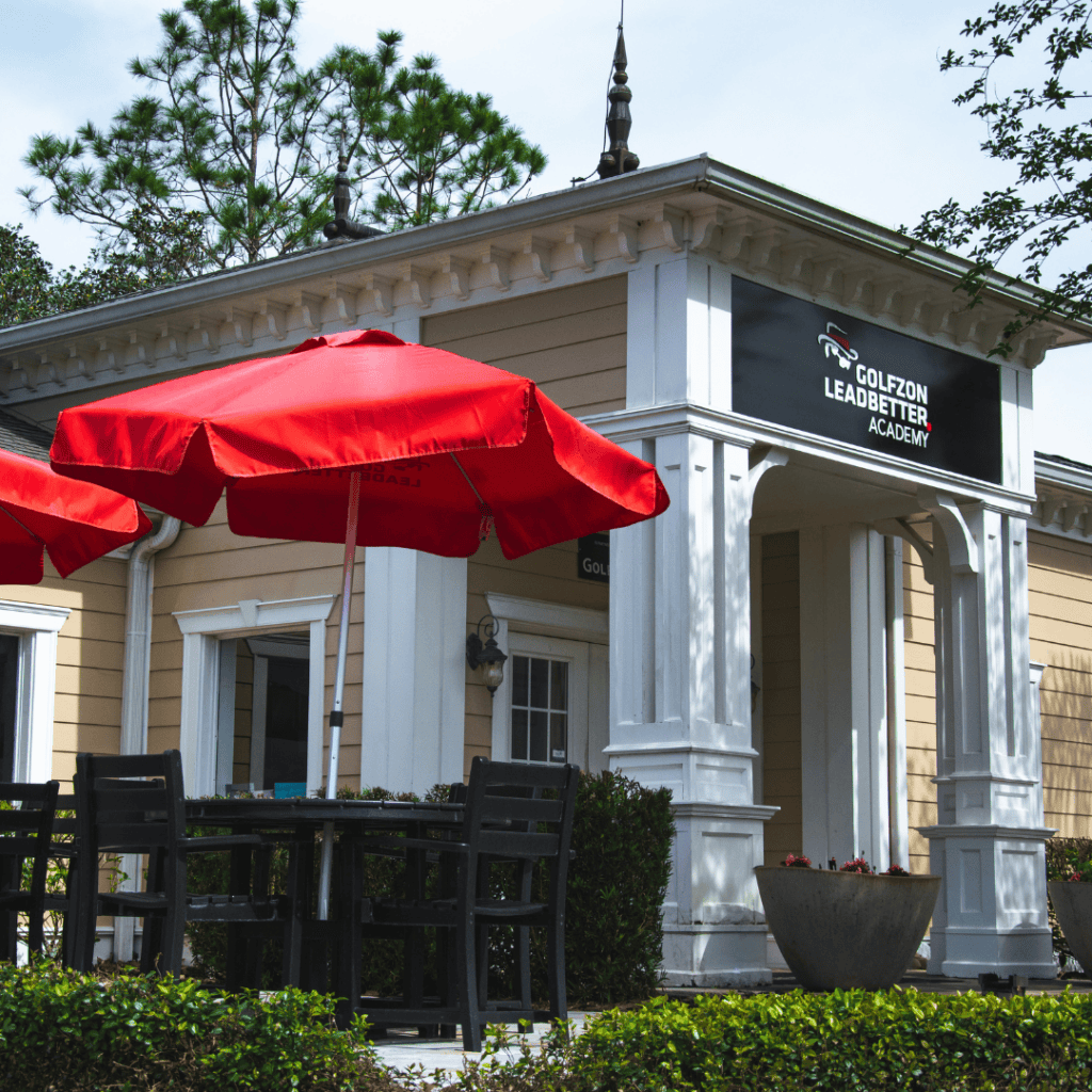 the main entrance of our junior golf academy